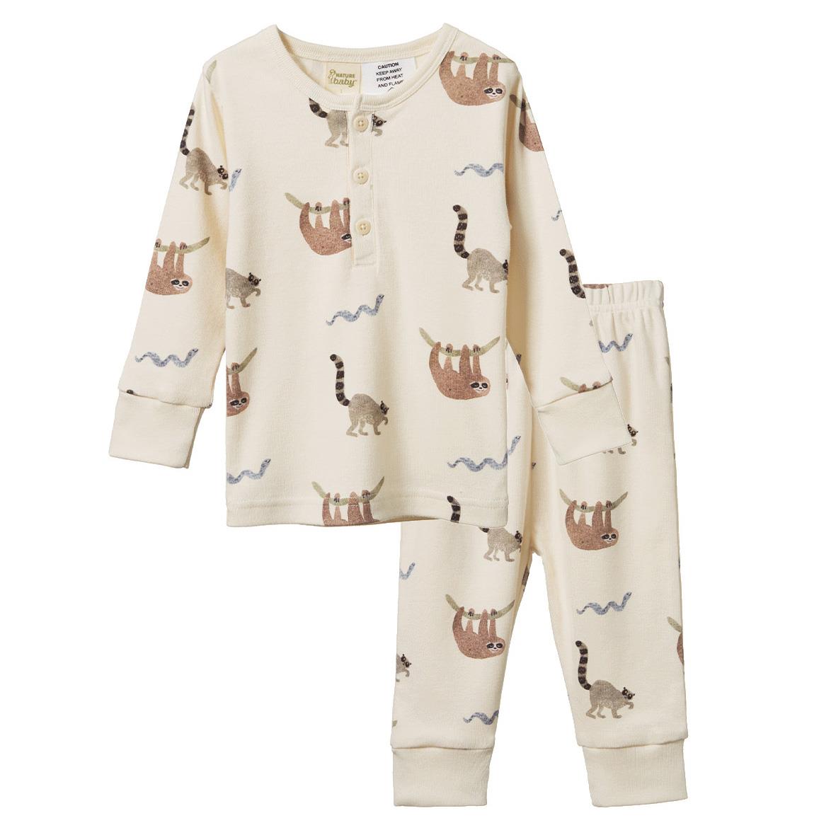 Nature Baby 2Pc Long Sleeve Pyjamas 3-5Y